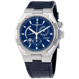 Vacheron Constantin Pre-owned Vacheron Constantin Overseas Dark Blue Dial Mens Watch 47450/000A-9039