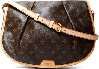 Louis Vuitton 2013 MM Menilmontant schoudertas met monogram - Bruin