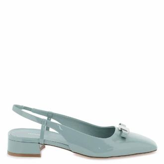 Ferragamo Marlina Leather Slingback Pumps, Size 7 C