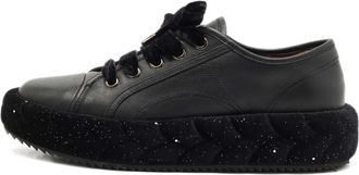 Marco De Vincenzo Sneakers in pelle con plateau - Nero