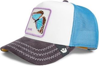 Goorin Brothers Social Remix Butterfly Patch Snapback Trucker Hat in Multi Color at Nordstrom