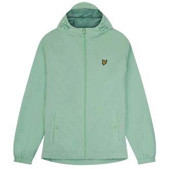 Lyle & Scott lichtgewicht turquoise schaduwjack