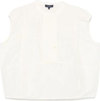 SOEUR Danube blouse - women - Polyamide/Cotton - 32 - Neutrals