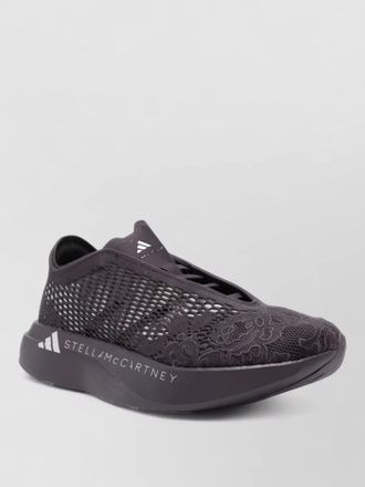 adidas by Stella McCartney mesh logo-print slip-on sneakers