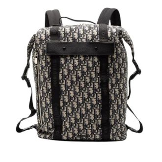 Dior Vintage, unisex, Blauw, ONE Size, Pre-owned Vintage Canvas Backpack
