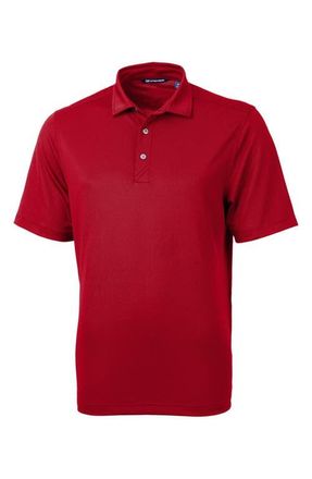 Cutter & Buck Virtue Piqué Recycled Blend Polo in Cardinal Red at Nordstrom, Size Xxx-Large