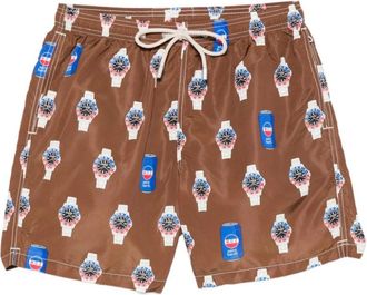 MC2 Saint Barth Uomo, Costumi da bagno, Marrone, M, new