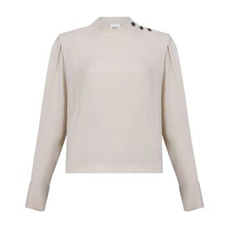 Isabel Marant Felissa Top - female - Isabel Marant - Blouses - Beige - 2XS - Blouses & Shirts