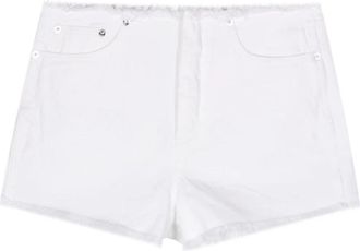 Michael Kors Stijlvolle Shorts - Dames - Bermuda - Wit - L - Korte Broeken
