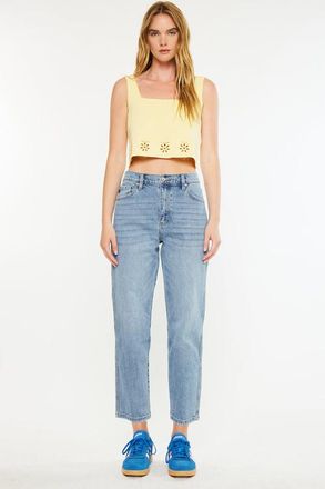 Kancan Gabby High Rise Slouch Fit Jeans in Medium Wash at Nordstrom, Size 29