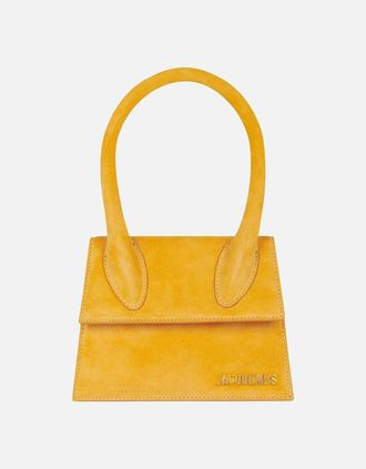 Jacquemus Womens Jacquemus Le Chiquito Moyen Orange Bag - Yellow - Size: ONE size