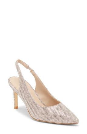 Stuart Weitzman Dancer 75 Slingback Pump in Rose Gold at Nordstrom Rack, Size 6.5