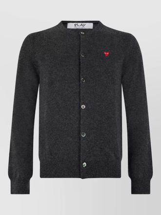 Comme Des Gar&ccedil;ons wool button-up cardigan
