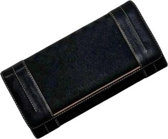 Celine Pre-owned Wallets, female, Black, Size: ONE SIZE Pre-owned Canvas Wallet