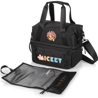 Picnic Time x Disney Tarana Cooler Lunch Tote Bag & Utensils in Mickey/Black at Nordstrom Rack