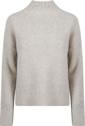 Allude Cashmere Trui - Dames - Cashmere truien - Beige - L - Truien & Vesten