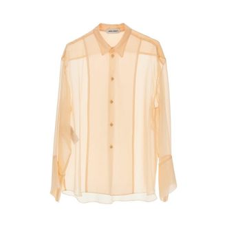 Alberta Ferretti Silk chiffon shirt Woman 40