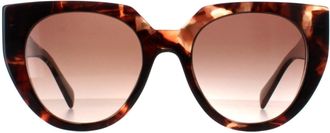 Prada Cat Eye Caramel Tortoise and Powder Brown Gradient PR14WS