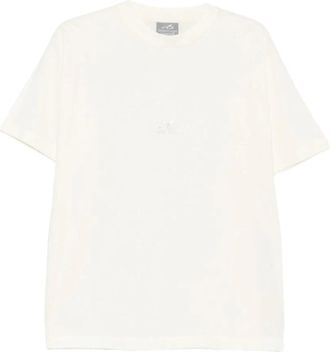 Balenciaga T-shirt met korte mouwen - Dames - Tops - Beige - Maat: XL Katoen