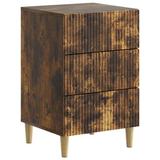 vidaXL Armario De Noche Roble Ahumado 43 X 41 X 66,5 Cm Vidaxl