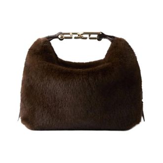 Furla Tonie Mini Hobo - Dames - Tassen - Bruin - Maat: ONE Size