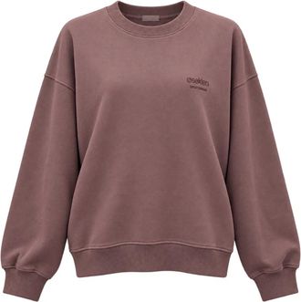 Akep Sudadera de cuello redondo - Sweatshirts & Hoodies - Mujer - Marr&oacute;n - XS