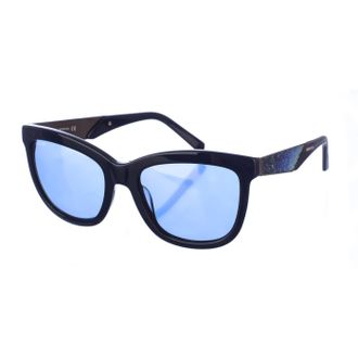 Swarovski Womens Acetate sunglasses with oval shape SK0125S women - Light Blue - One Size