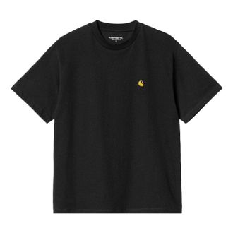 Carhartt Work in Progress (WMNS) Carhartt WIP Chase Short Sleeve T-Shirt Black I033045-00F-XX