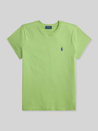 Polo Ralph Lauren T-Shirt mit Label-Stitching in Gruen, Gr&ouml;&szlig;e XL