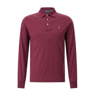 Polo Ralph Lauren Tops, Heren, Rood, XL, Katoen, Polo Shirts