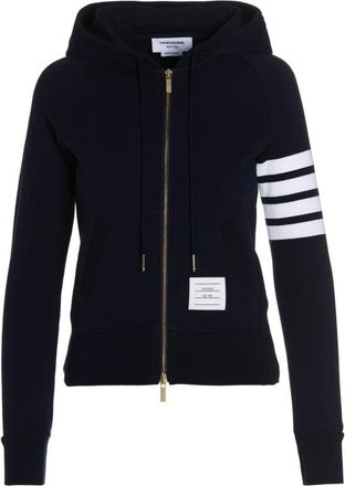 Thom Browne Blue 4 Bar Hoodie
