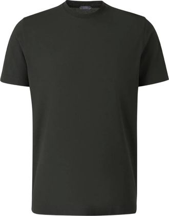 Zanone T-shirt in cotone - Verde