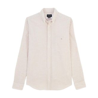 Eden Park Heren, Overhemden, Beige, Maat: 3XL Katoen