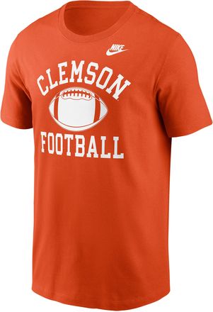 Nike Clemson Legacy Football Icon Nike Mens College T-Shirt in Orange | N19989MCLN-AX3