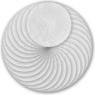 OEM Placemat Papier Ronde - 33 Cm - Finition Argent&eacute;e - Pour Pr&eacute;sentation Desserts &Eacute;v&eacute;nements Formels - Lot De 50