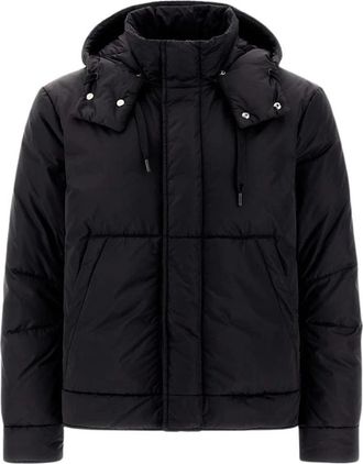 Herno Pufferjas met stijl - Heren - Winterjassen - Zwart - L - Jassen