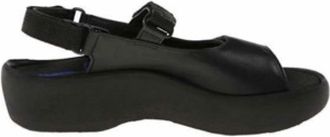 Wolky Zwarte Volwassen Sandalen met Sleehak - Dames - Sandalen - Zwart - 41 EU - Wol - Schoenen
