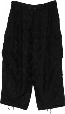 Needles cargo patterned trousers - Black