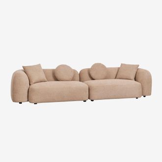 Sklum Sof&aacute; Modular De 2 Piezas En Chenilla Coco Sklum