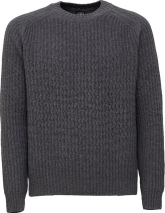Fedeli Ladak Textured Knit Crew-Neck Sweater