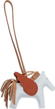 Herm&egrave;s Pre-owned Hermes Milo Lambskin and Swift Grigri Rodeo Pegase Bag Charm PM Ladies LPQDLXQFJ1Q5MDH3