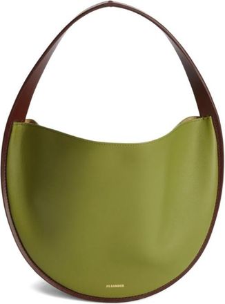 Jil Sander Pivot Leather Hobo Bag