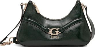 Guess Co logo plaque satchel - women - Polyurethane - OS - Green