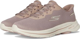 Skechers Go Walk 8 Nadia Hands Free Slip-Ins Womens Walking Shoes Taupe : 8.5 B - Medium, Textile