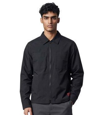 HUGO BOSS Black Shirt Collar Jacket
