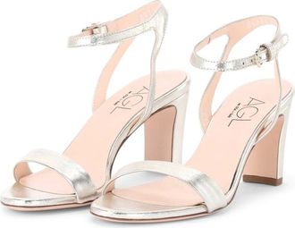 AGL Agl, Schoenen, Dames, Geel, 38 EU, Leer, Leren pumps voor speciale gelegenheden