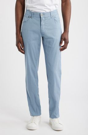 Brax Chuck Modern Fit Linen Blend Five-Pocket Pants in Riviera at Nordstrom, Size 30 X 34
