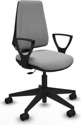 Piqueras y Crespo Piqueras Y Crespo - Elche Cp Bali Gris Claro Brazos Fijos Base Piramidal Ruedas Nailon 65mm