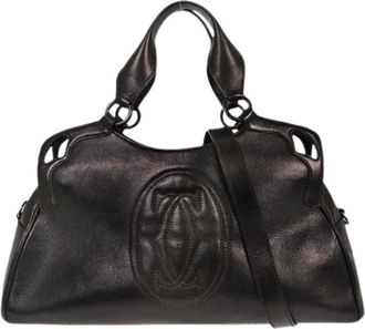 Cartier Pre-owned Handbags, female, Black, Size: ONE SIZE Pre-owned Vintage Handbag