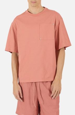 Krost Rivet Pocket Cotton Blend T-Shirt in Brick Dust at Nordstrom, Size Xx-Large